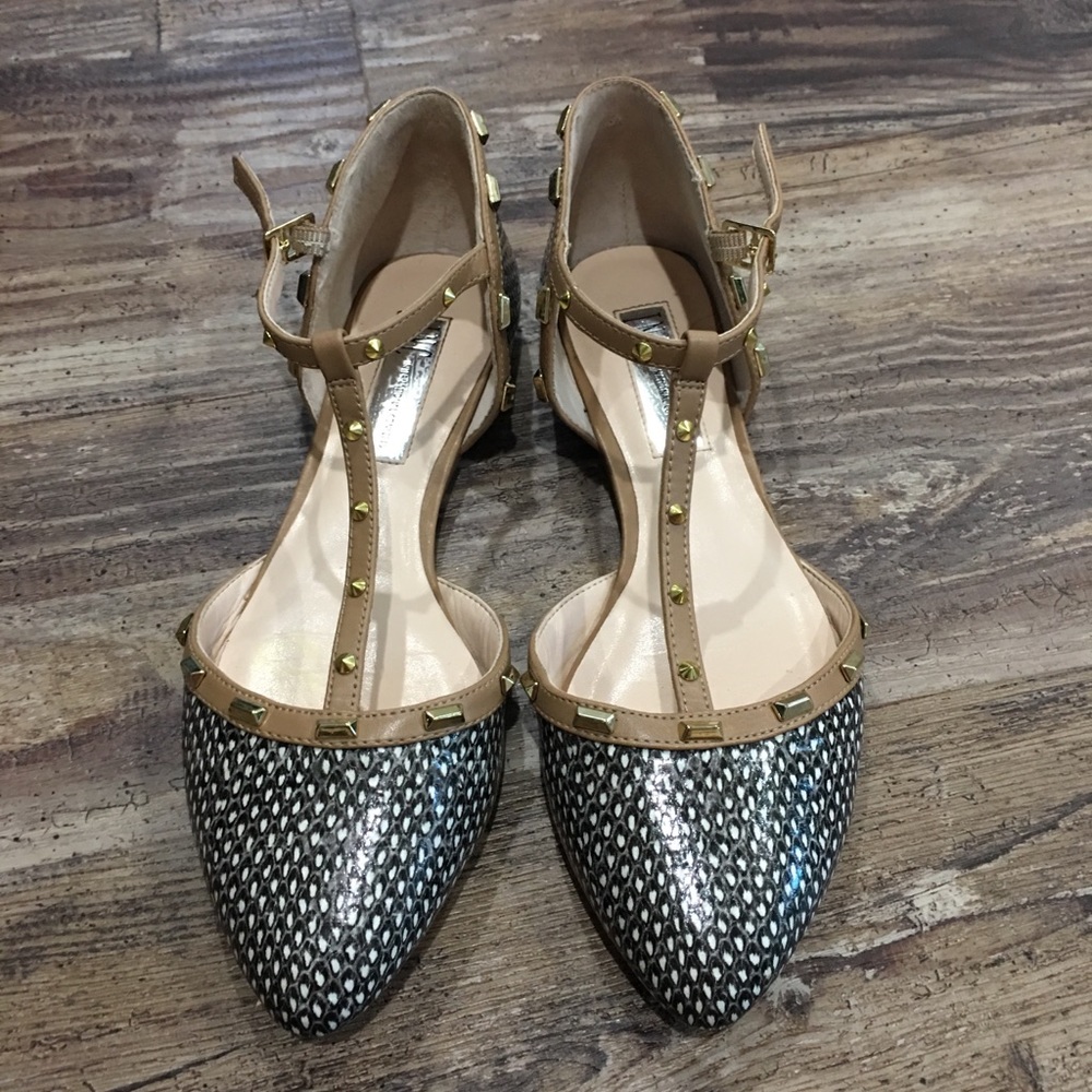INC flat shoes with studs international concepts